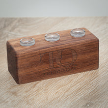 Load image into Gallery viewer, 3-Hole Walnut Stand
