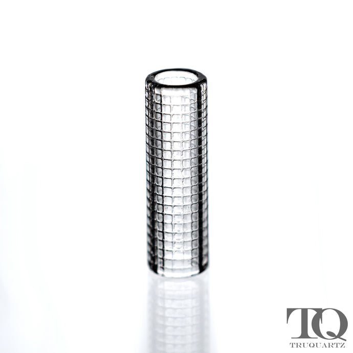 Hollow Etched Quartz Pillar C - 6x20mm